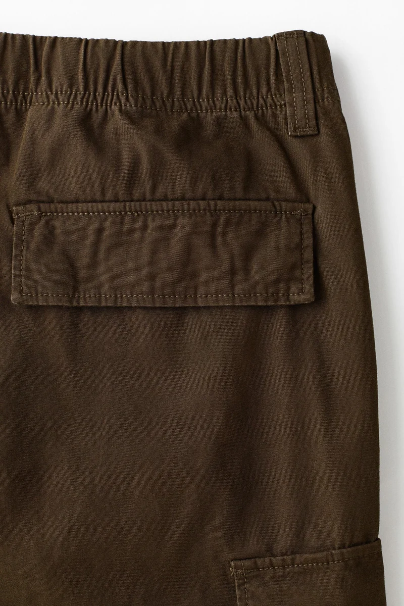 H&M  Relaxed Fit Cotton cargo trousers for Men | Best Price UAE